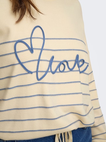 Pull-over 'CARSIGNE' ONLY Carmakoma en beige