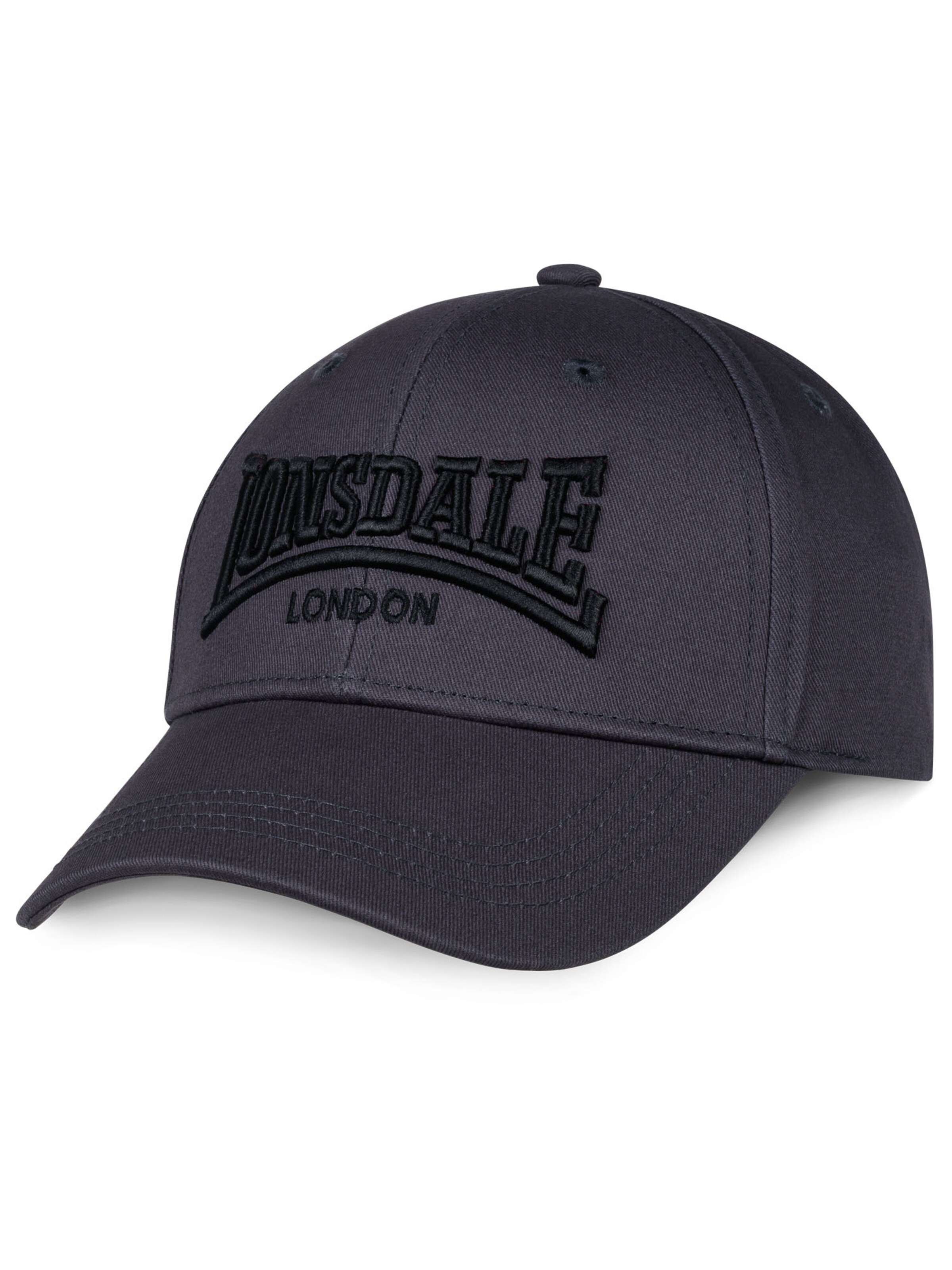 LONSDALE Lippalakki 'FLIXTON' värissä harmaa: etupuoli