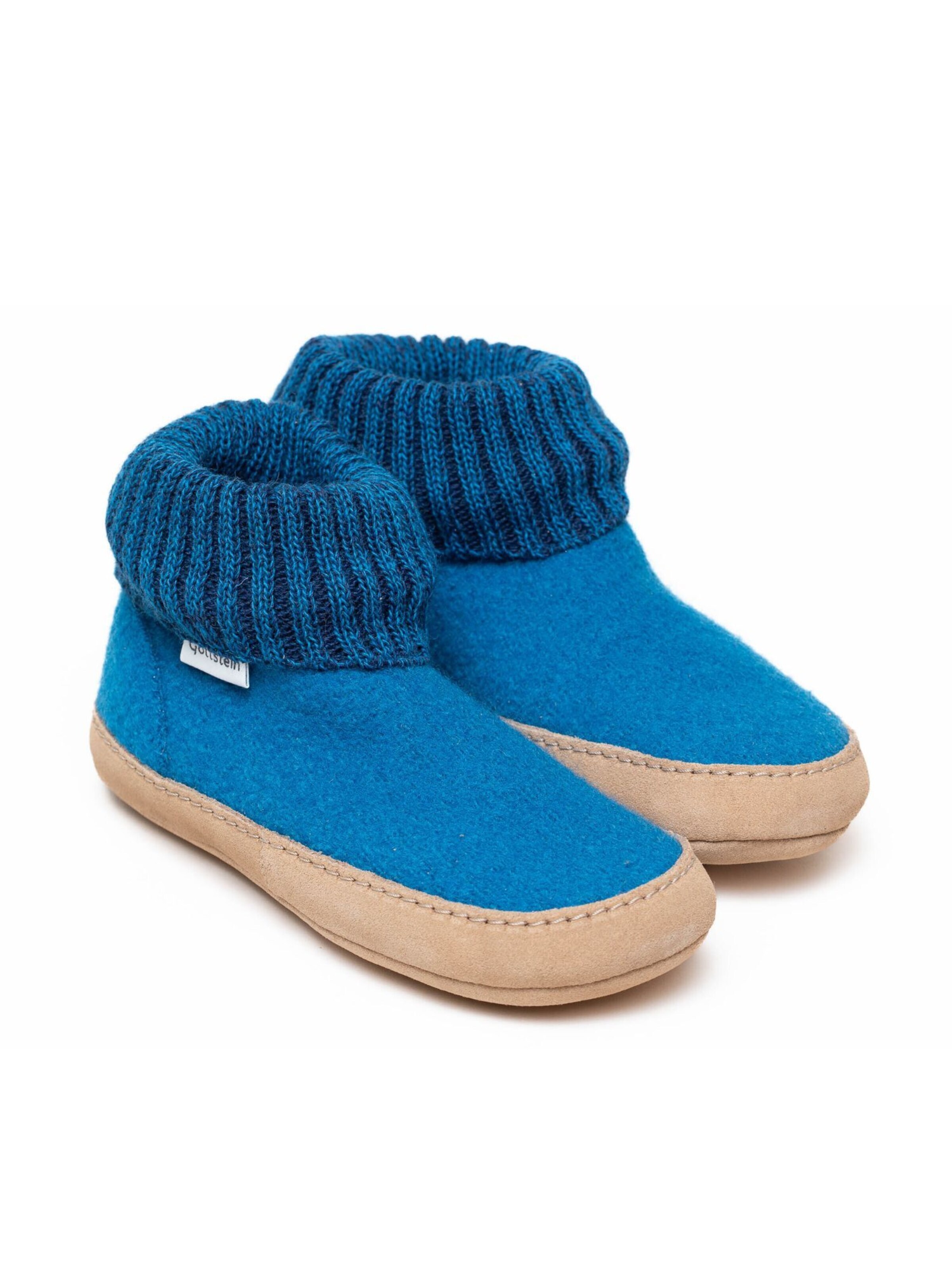Gottstein Slippers 'Hüttenschuhe Dakota' in Blue