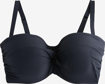 Next Bandeau Bikinitoppi värissä musta: etupuoli