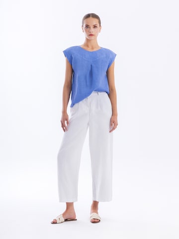 regular Pantaloni 'Haris' di Haris Cotton in bianco