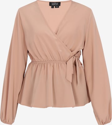 Chemisier usha BLACK LABEL en beige : devant
