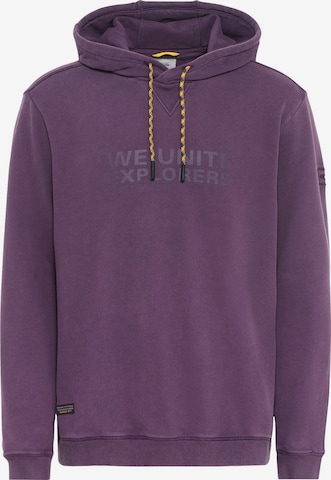 CAMEL ACTIVE Sweatshirt in Purple: front