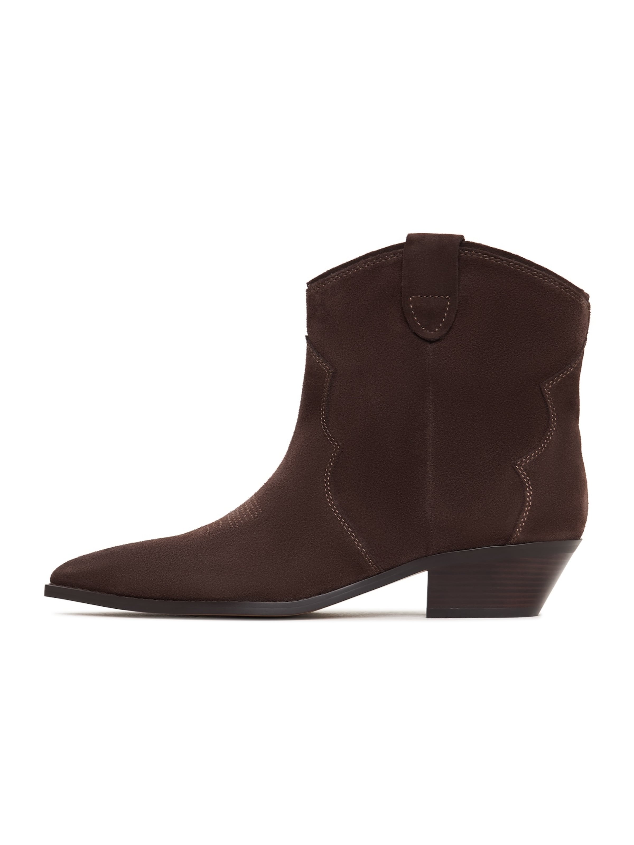 CESARE GASPARI Cowboystiefel in Braun: Vorderseite