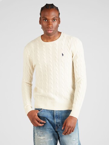 Polo Ralph Lauren Sweater in Beige: front