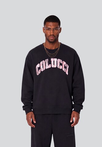 Colucci Sweatshirt in Zwart: voorkant