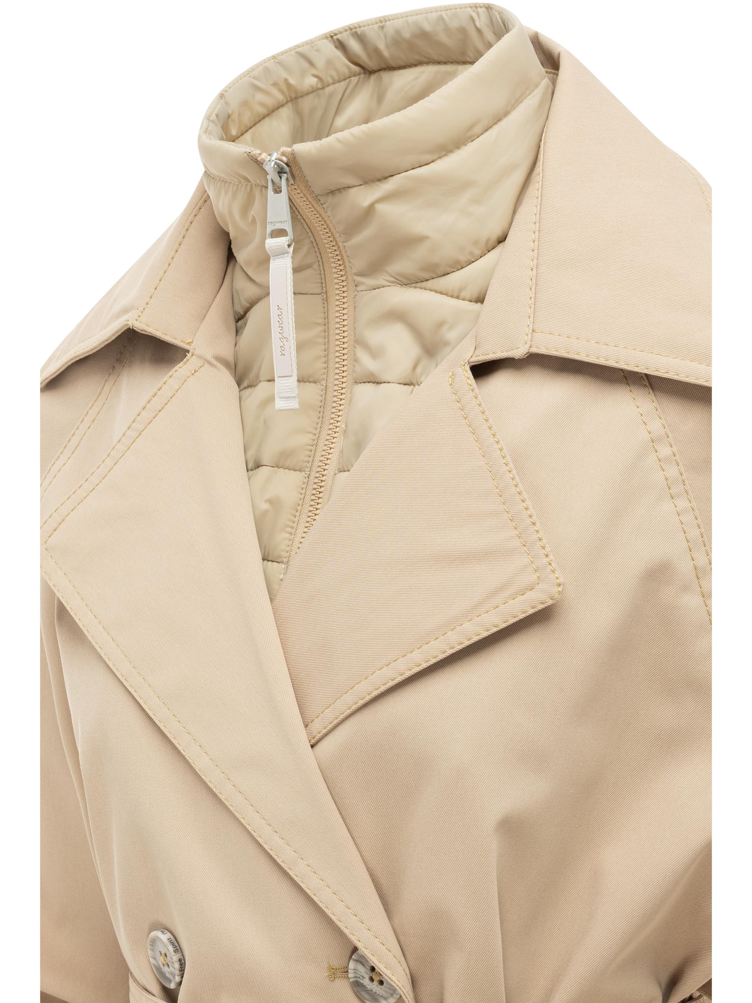 Cappotto funzionale 'Trenchie Y' di Ragwear in beige