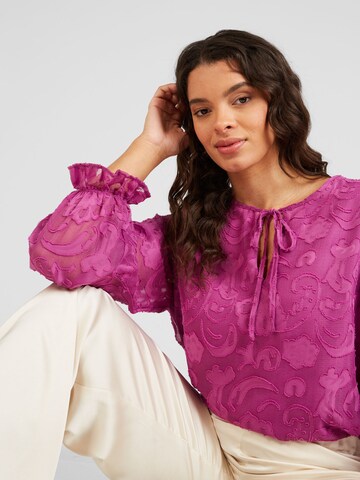 EVOKED Blouse 'KIRLY' in Purple