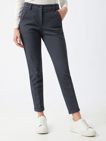 OPUS Slimfit Pantalon 'Melina' in Blauw: voorkant