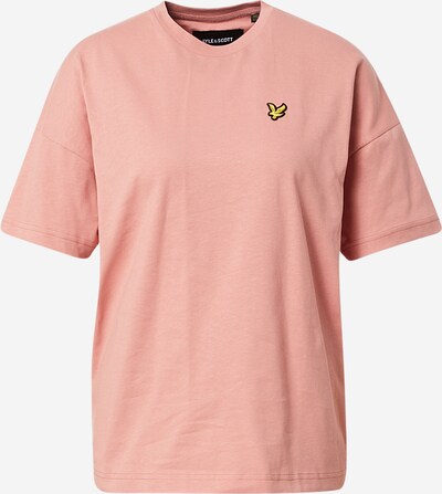 Marškinėliai iš Lyle & Scott, spalva – aukso geltonumo spalva / rožių spalva / juoda, Prekių apžvalga