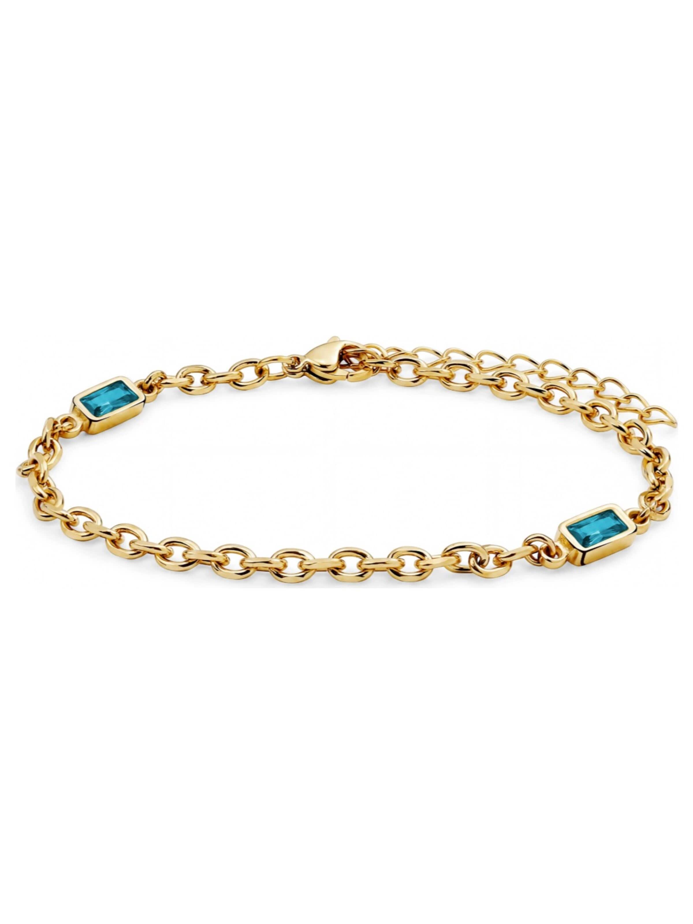 Arkai Armband 'Prism' in Blauw: voorkant