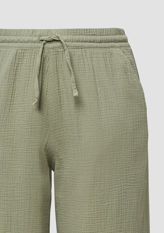 QS Wide leg Pants in Green