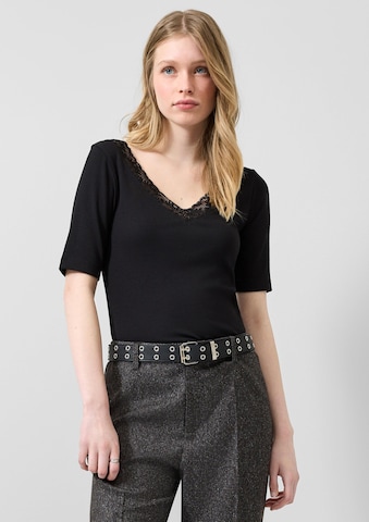 Maglietta di QS in nero: frontale