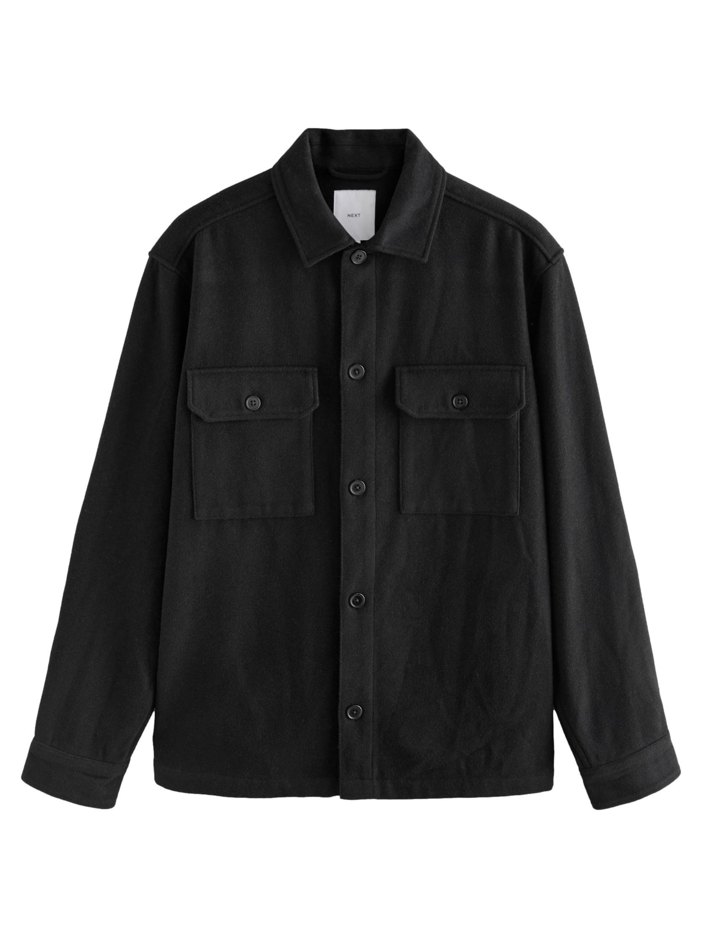 Next Jacke in Schwarz: Vorderseite