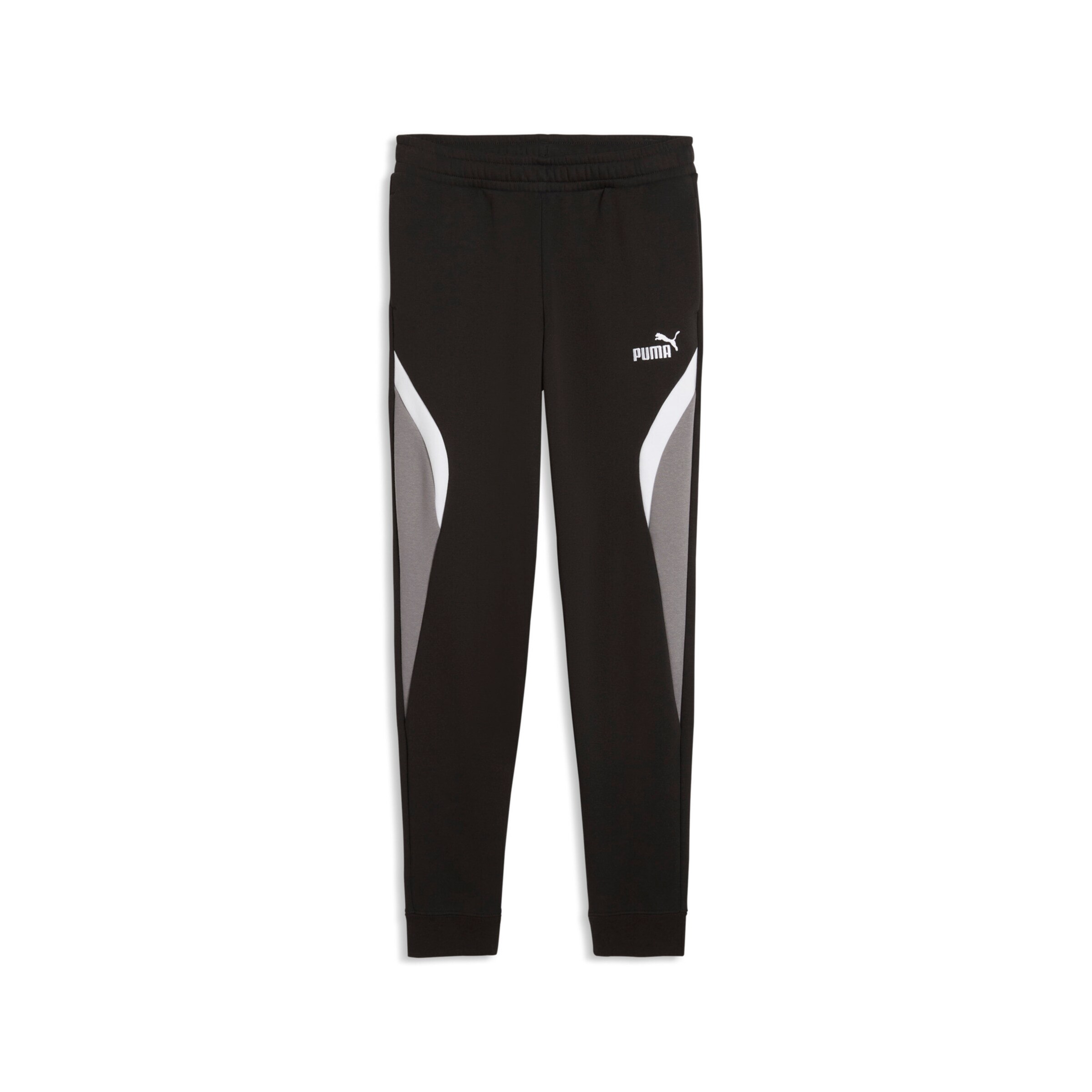 PUMA Tapered Sporthose in Schwarz: Vorderseite
