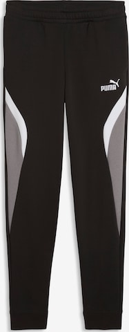 PUMA Tapered Workout Pants in Black: front