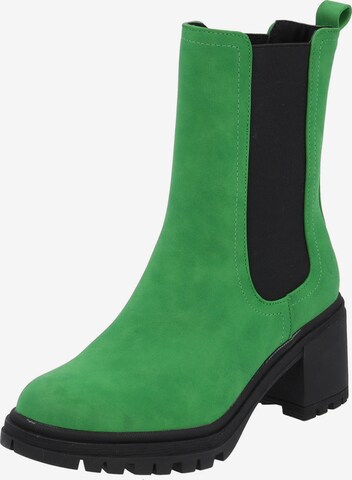Chelsea Boots 'Thasos 018-1401' Palado en vert : devant