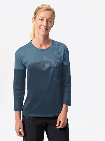 VAUDE Functioneel shirt 'Moab' in Blauw: voorkant