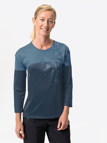 VAUDE Functioneel shirt 'Moab' in Blauw: voorkant