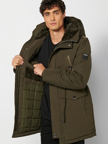 KOROSHI Winter parka in Green