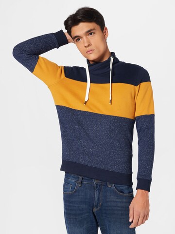 TOM TAILOR Sweatshirt in Blauw: voorkant