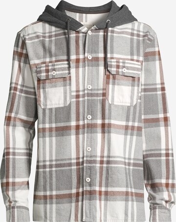 AÉROPOSTALE Regular fit Button Up Shirt in Grey: front