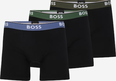BOSS Orange Boxershorts 'Revive Power' i blå / grön / khaki / svart, Produktvy