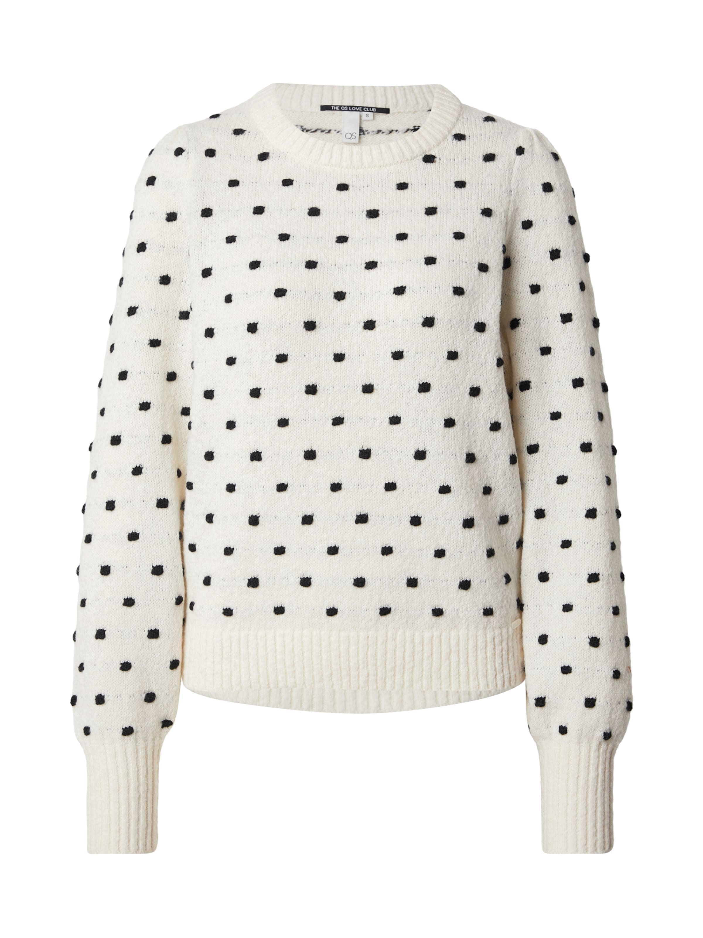 Pull-over QS en beige : devant