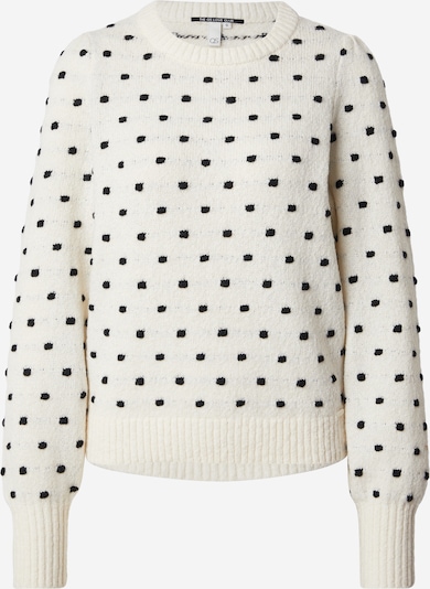 QS Pullover in creme / schwarz, Produktansicht