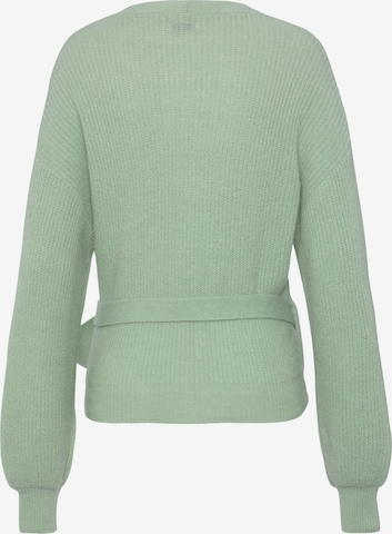 LASCANA Knit Cardigan in Green