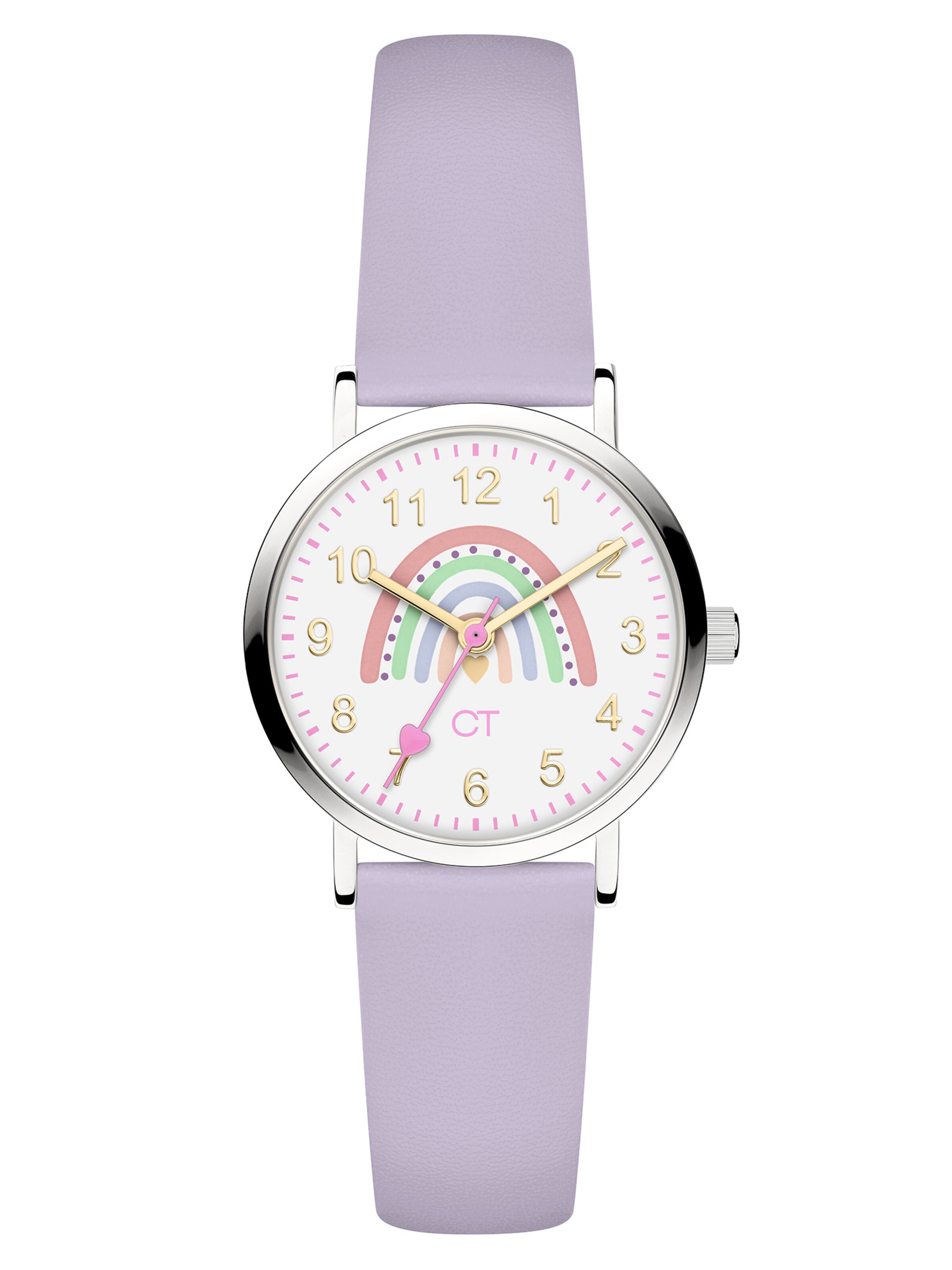 Cool Time Uhr in Lila: Vorderseite