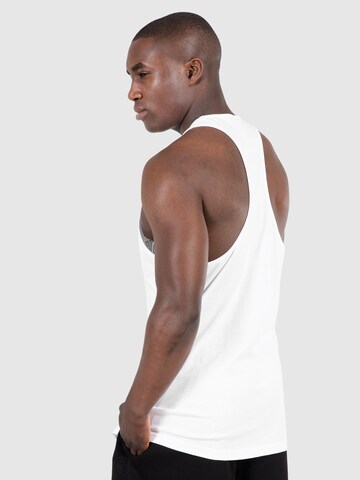 T-Shirt 'Kelvin' Smilodox en blanc