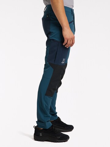 Haglöfs Slim fit Outdoor Pants 'Rugged Slim' in Blue