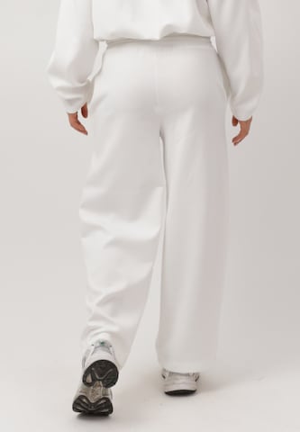 Elara Wide Leg Bukser i hvid