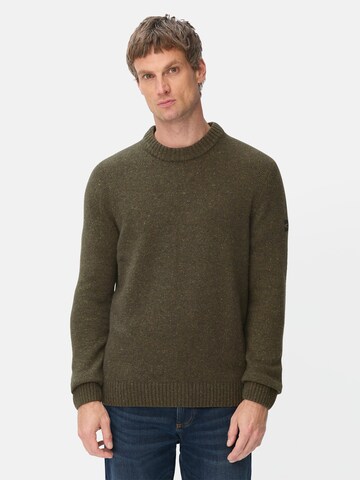 CAMEL ACTIVE Sweater in Green: front