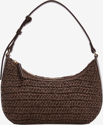 MANGO Handbag 'TENERIFE' in Brown: front