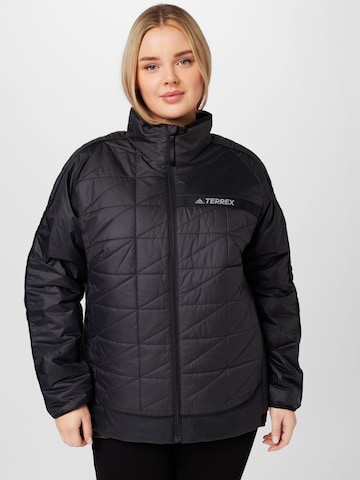 ADIDAS TERREX Outdoor Jacket 'Multi Insulated ' in Black: front