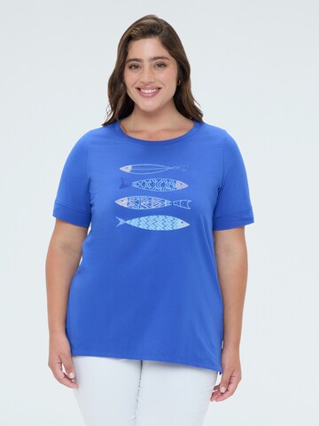 Fiorella Rubino - Camiseta en azul