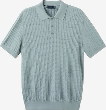 MANGO MAN Poloshirt 'Muga' in Grün: Vorderseite