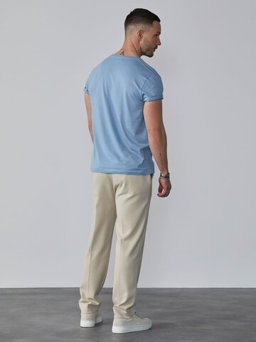 DAN FOX APPAREL Regular Fit Bluser & t-shirts 'Piet' i blå