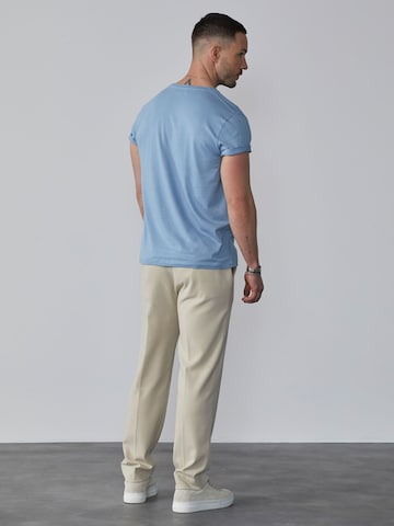 DAN FOX APPAREL Regular fit Shirt 'Piet' in Blue