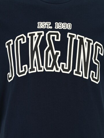 Tricou 'CEMB' de la Jack & Jones Plus pe albastru
