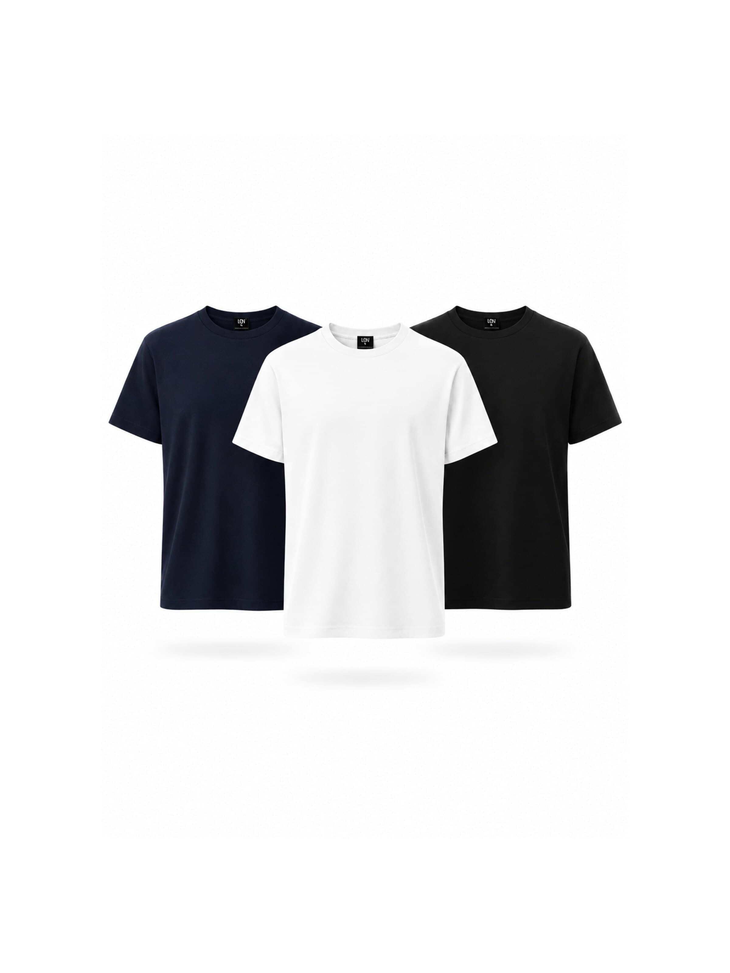 LAGØN Klederdracht shirt 'LAGØN Pima Selection- 3Pack-Save 20€' in Gemengde kleuren: voorkant