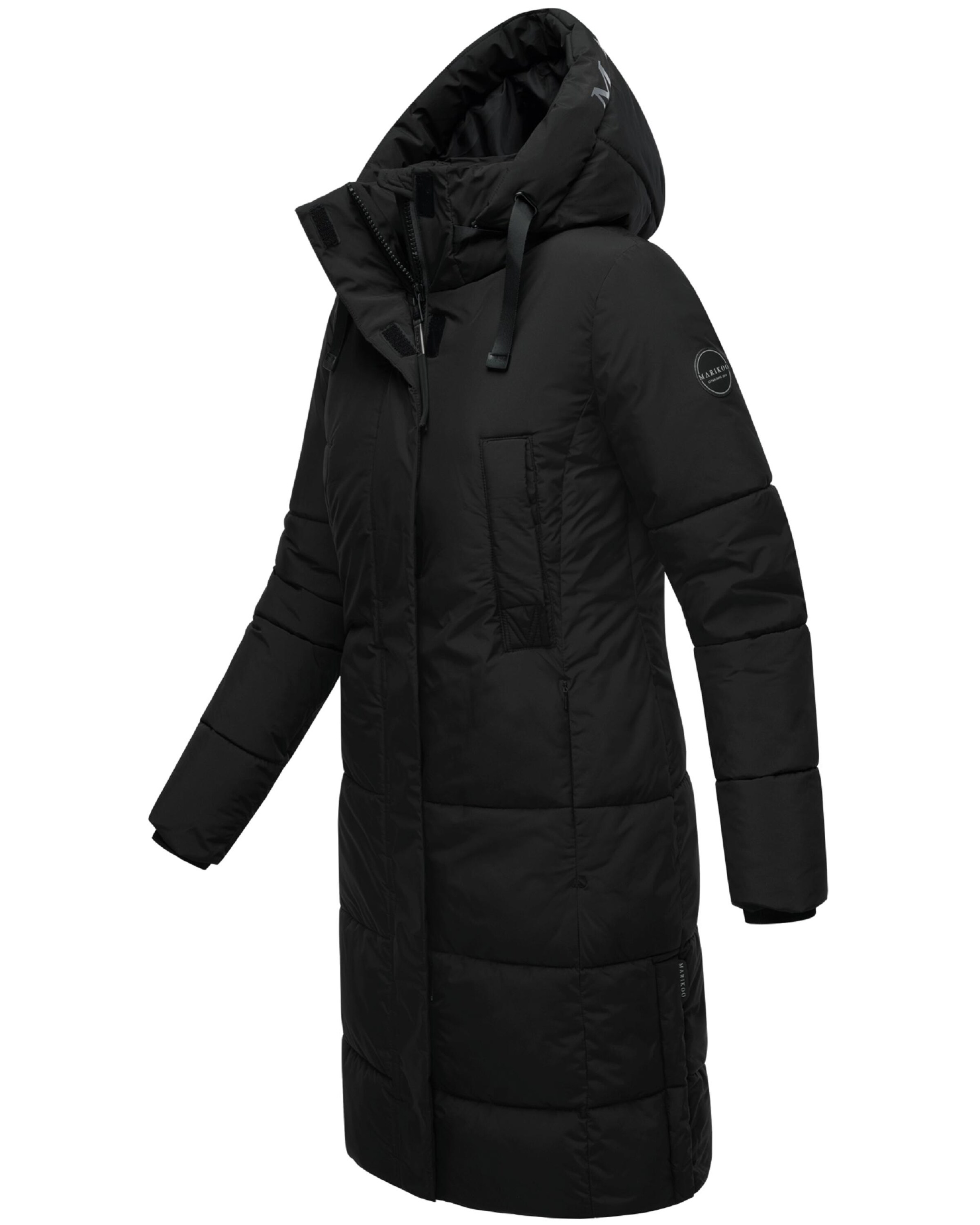 MARIKOO Зимнее пальто в Черный