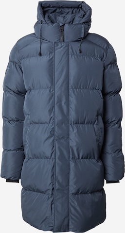Superdry Зимняя куртка в Синий: спереди