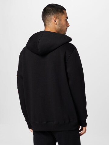 Felpa di ALPHA INDUSTRIES in nero