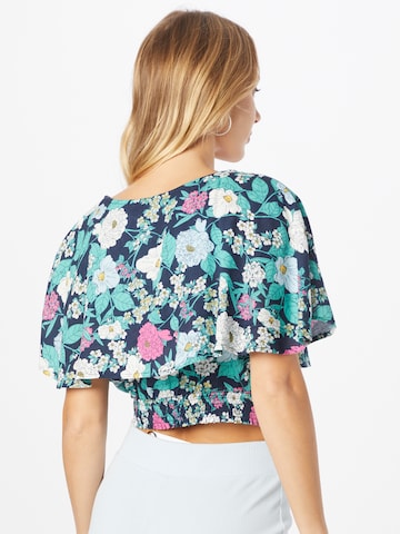 ROXY Bluse 'CLEAR SKIES' i blå