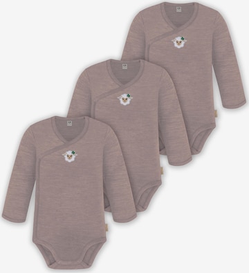 Barboteuse / body normani en rose : devant