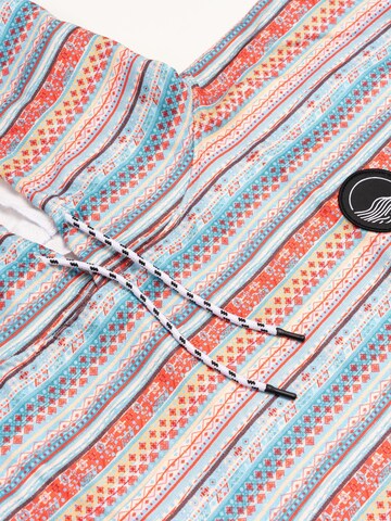woodsandwaves - Albornoz corto 'Surf-Poncho' en Mezcla de colores