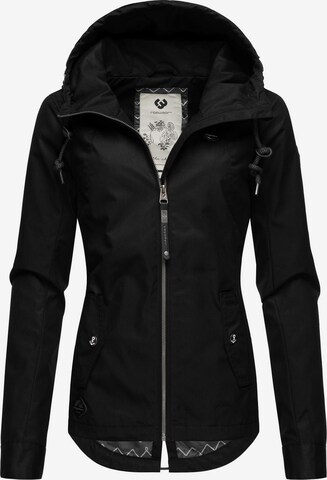 Ragwear Weatherproof jacket 'Monade' in Black: front